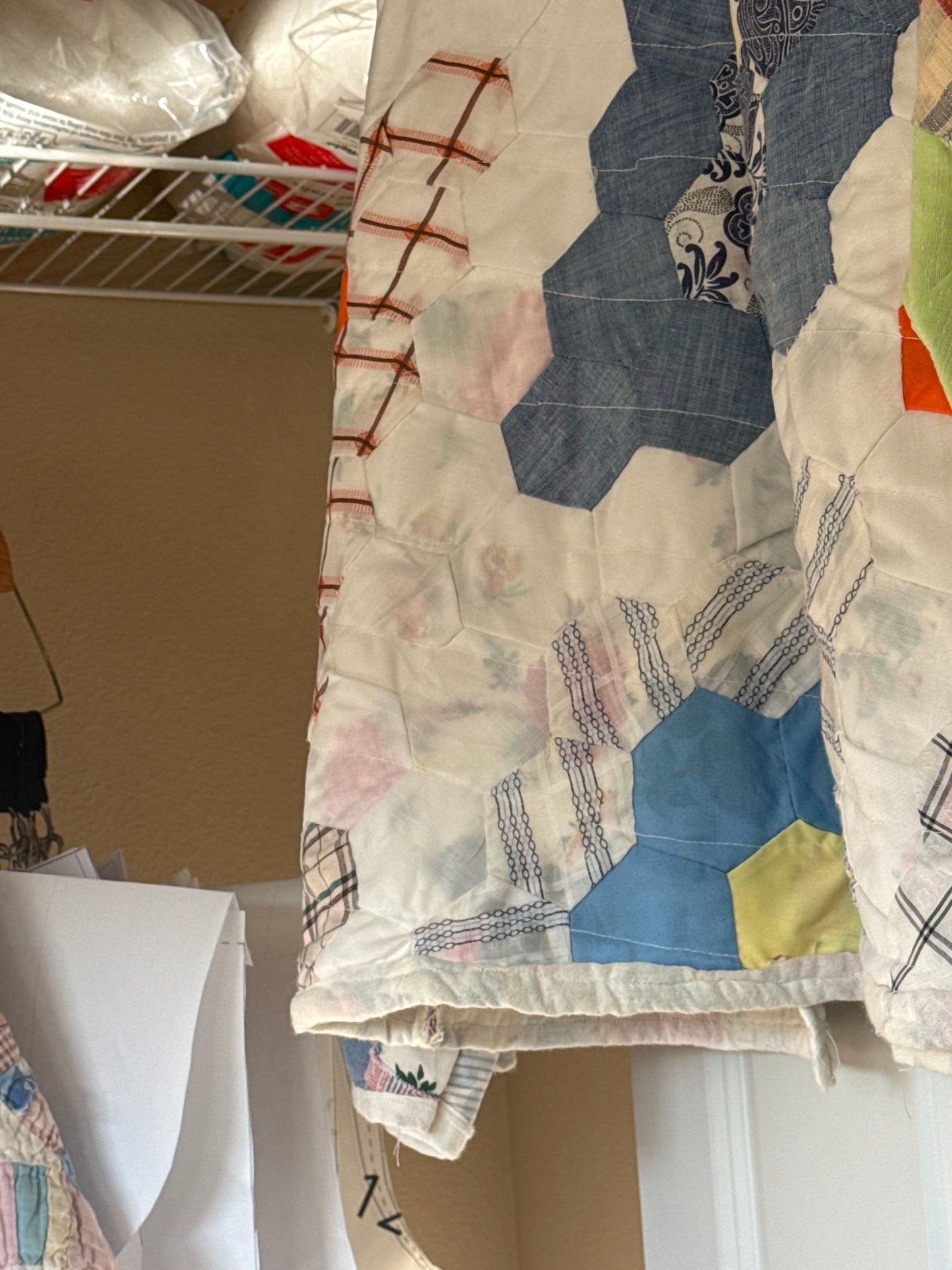 Grandmas Flower Garden Quilt Jacket