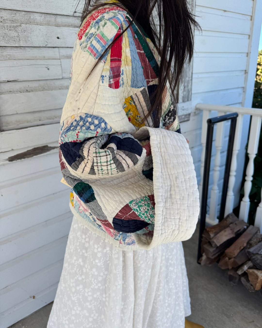 Crazy Snake Trail Quilt Jacket