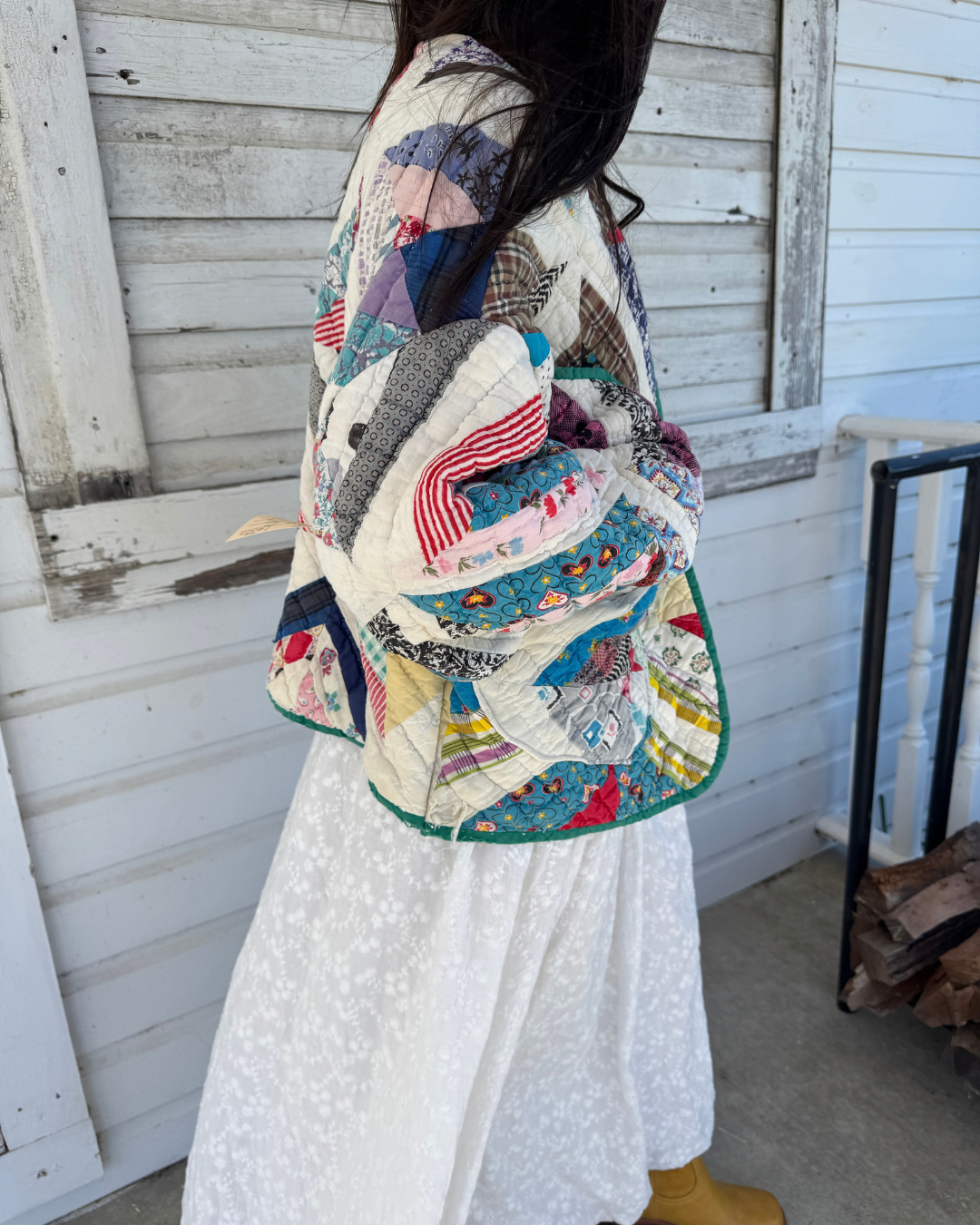 Depression-Era Diamond Quilt Jacket