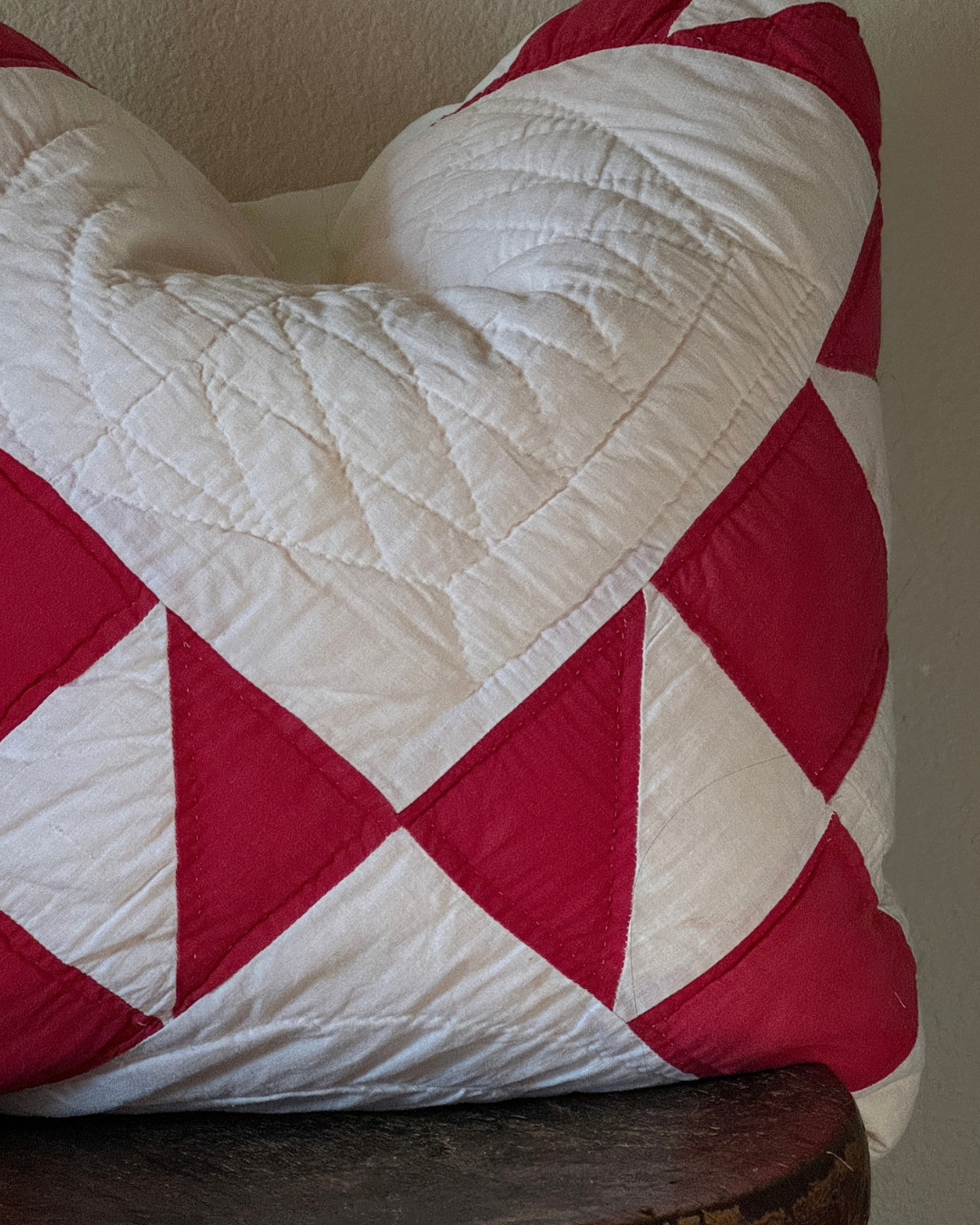 Vintage Quilt Pillow (20x20)