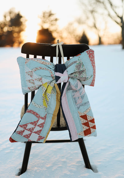 Vintage Basket Quilt Bow