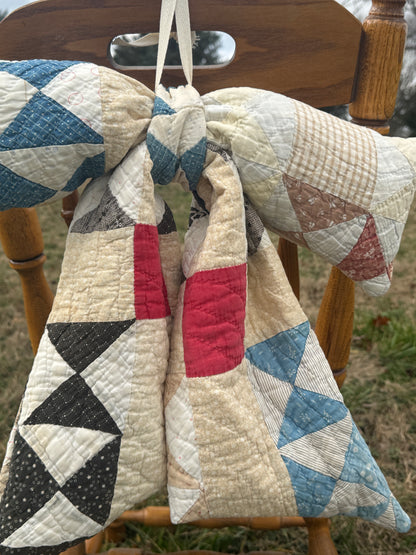 Vintage Scrap Quilt Bow