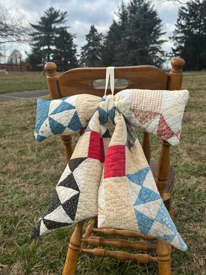 Vintage Scrap Quilt Bow