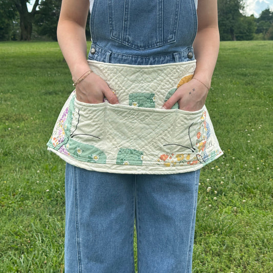 Butterfly Quilt Market Apron