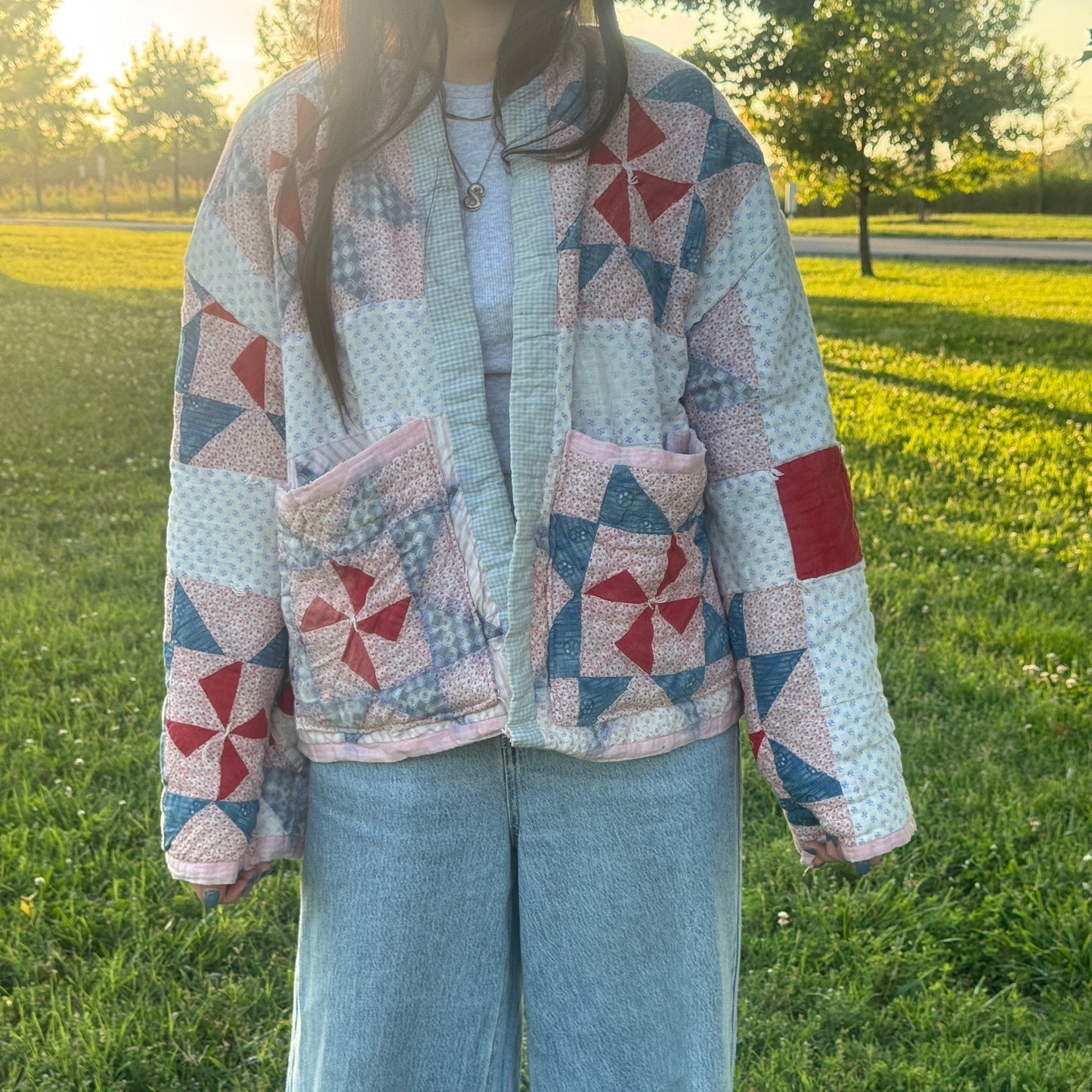 Sawtooth Star Quilt Jacket