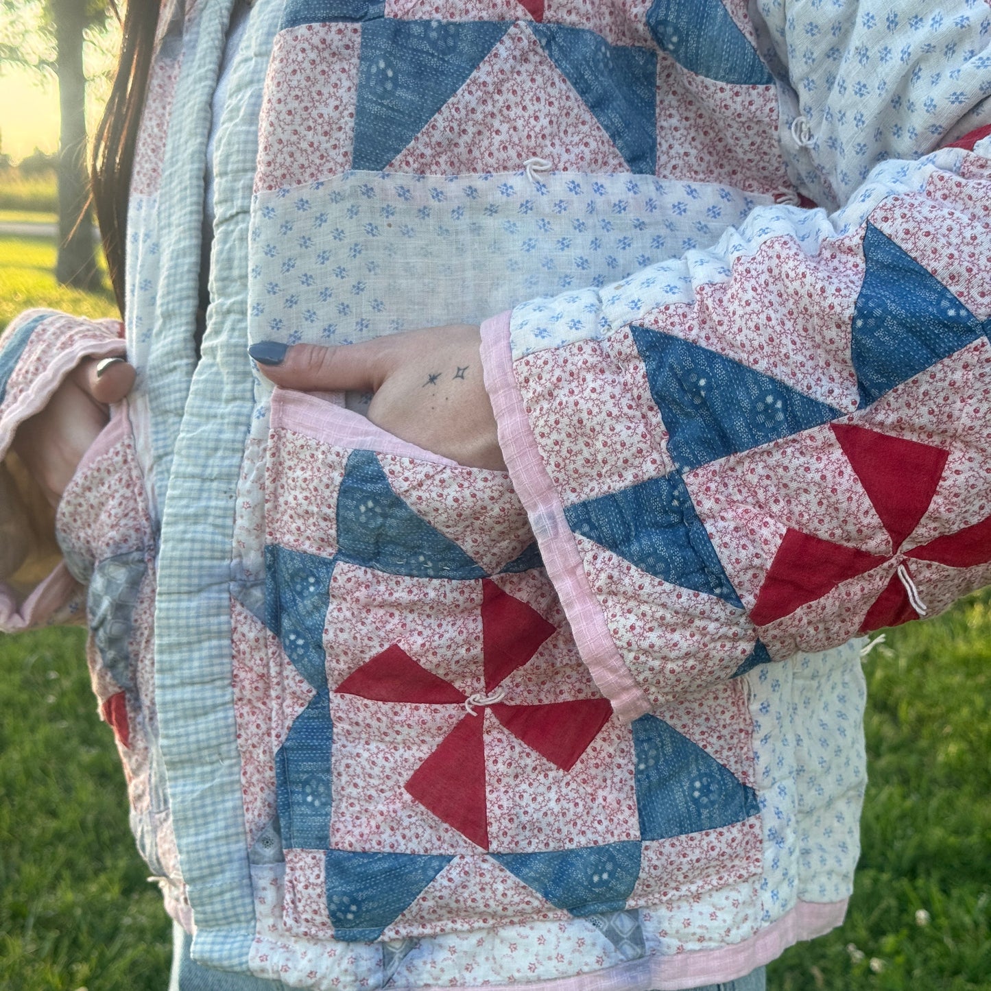 Sawtooth Star Quilt Jacket