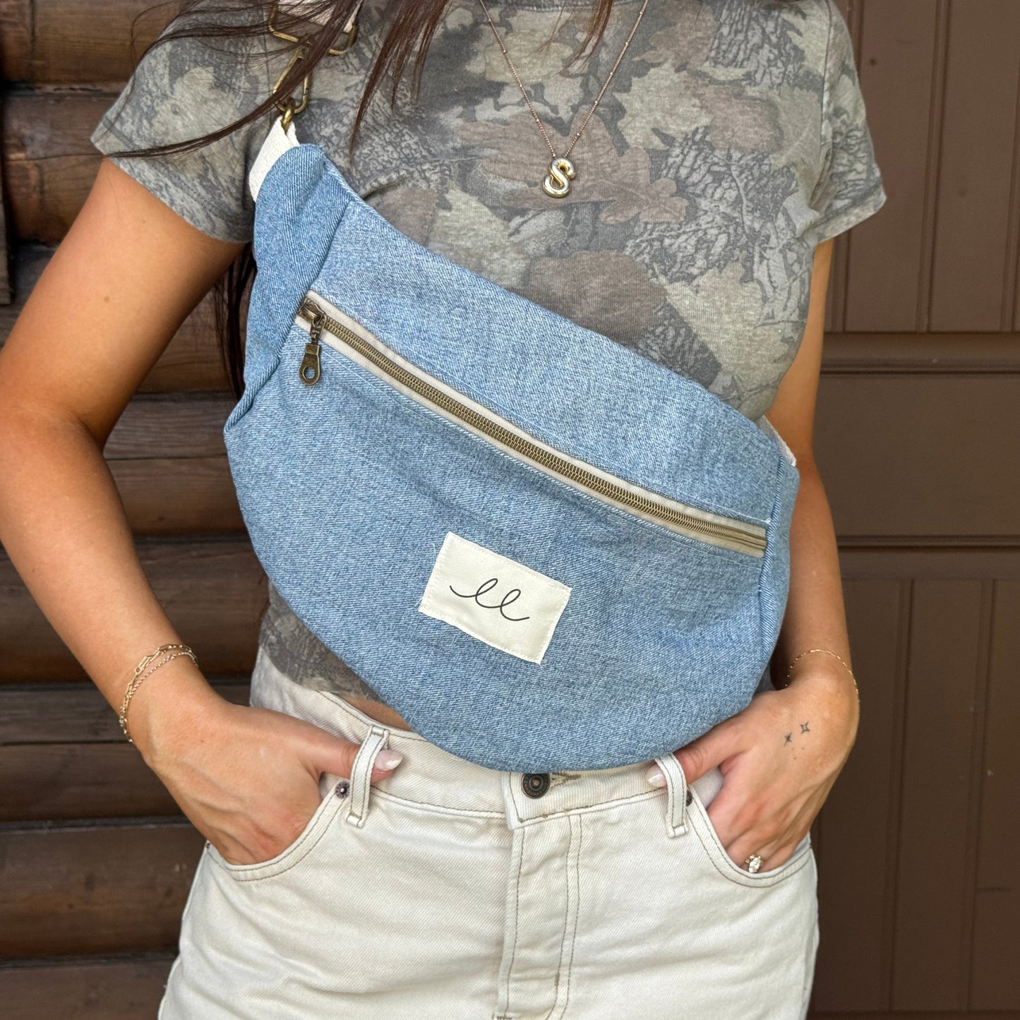 Wrangler Denim Oversized Fanny