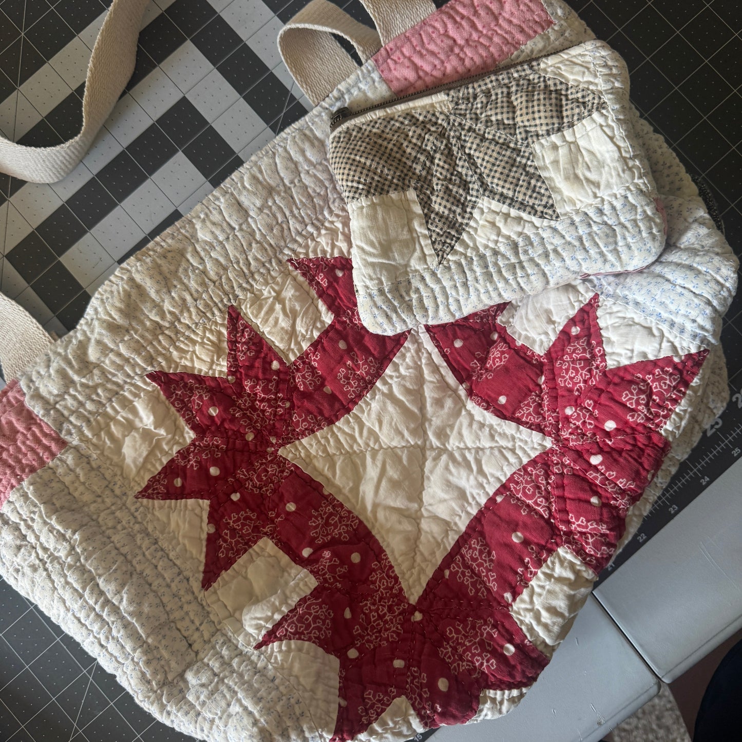Star Quilt Tote/Pouch Set