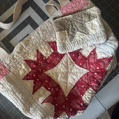 Star Quilt Tote/Pouch Set