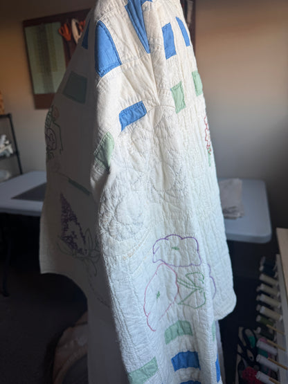 Garden Embroidered Quilt Jacket