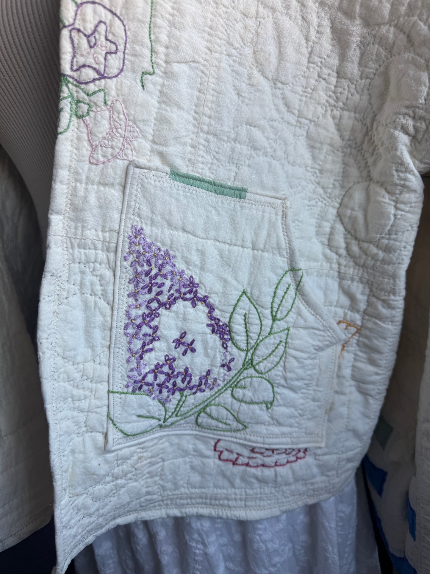 Garden Embroidered Quilt Jacket