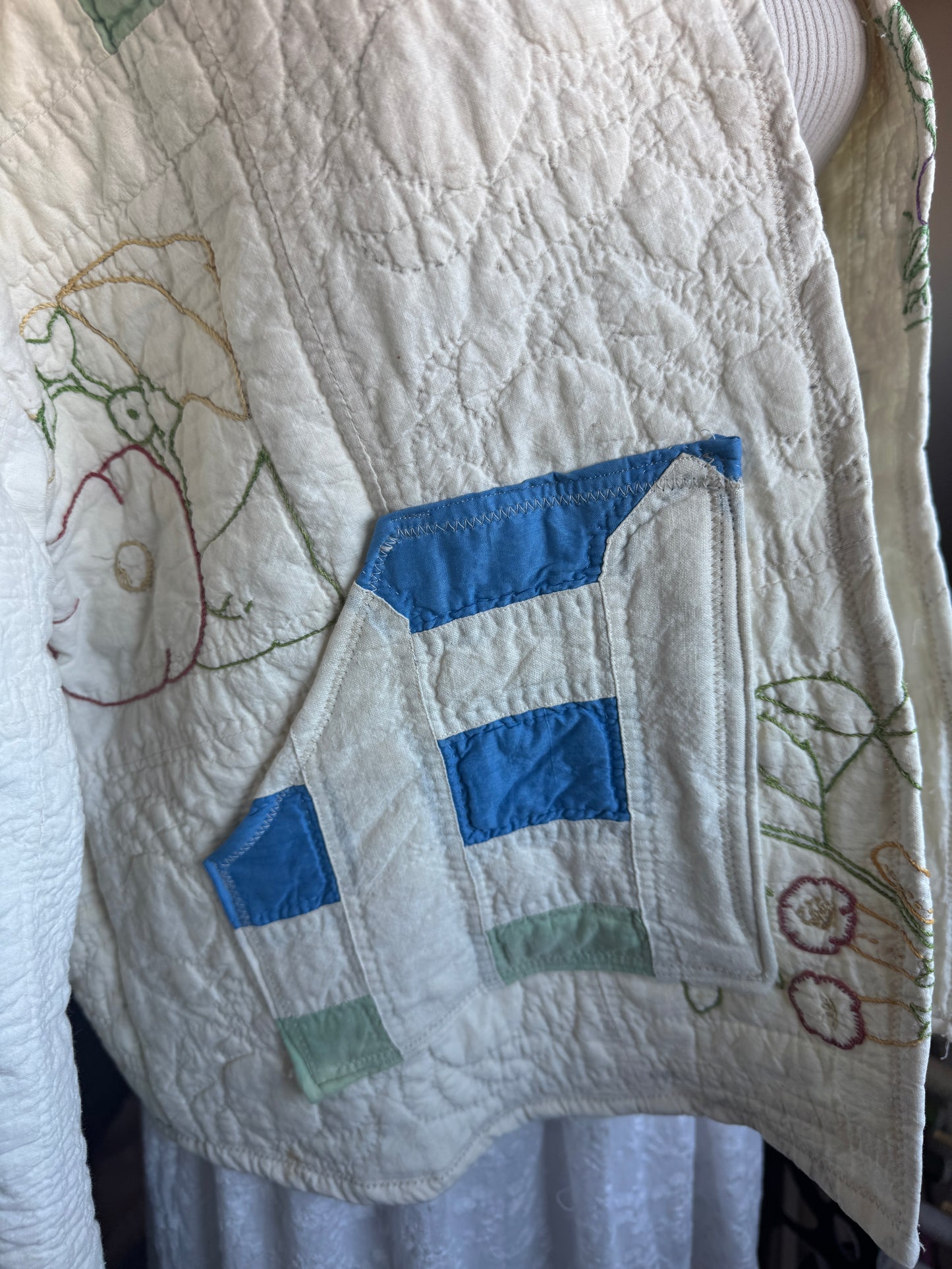 Garden Embroidered Quilt Jacket