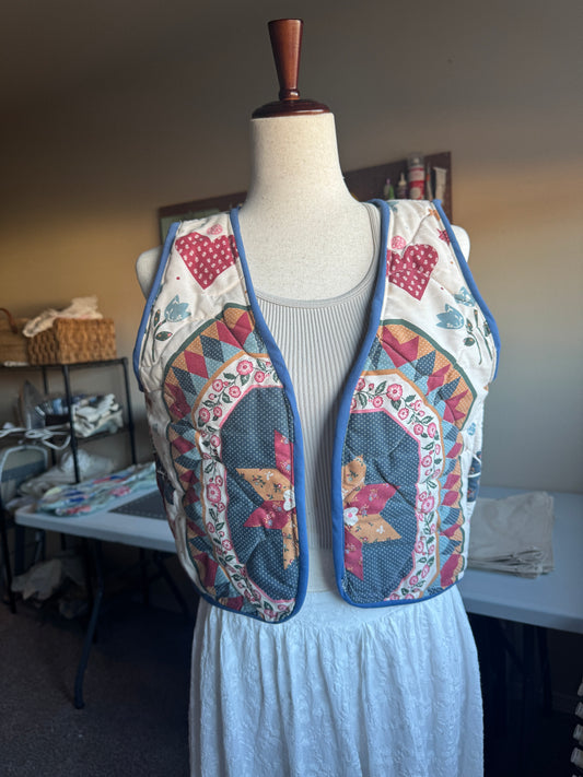 Folk Art Quilt Vest