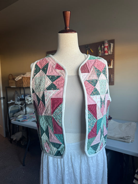 Reversible Sawtooth Quilt Vest