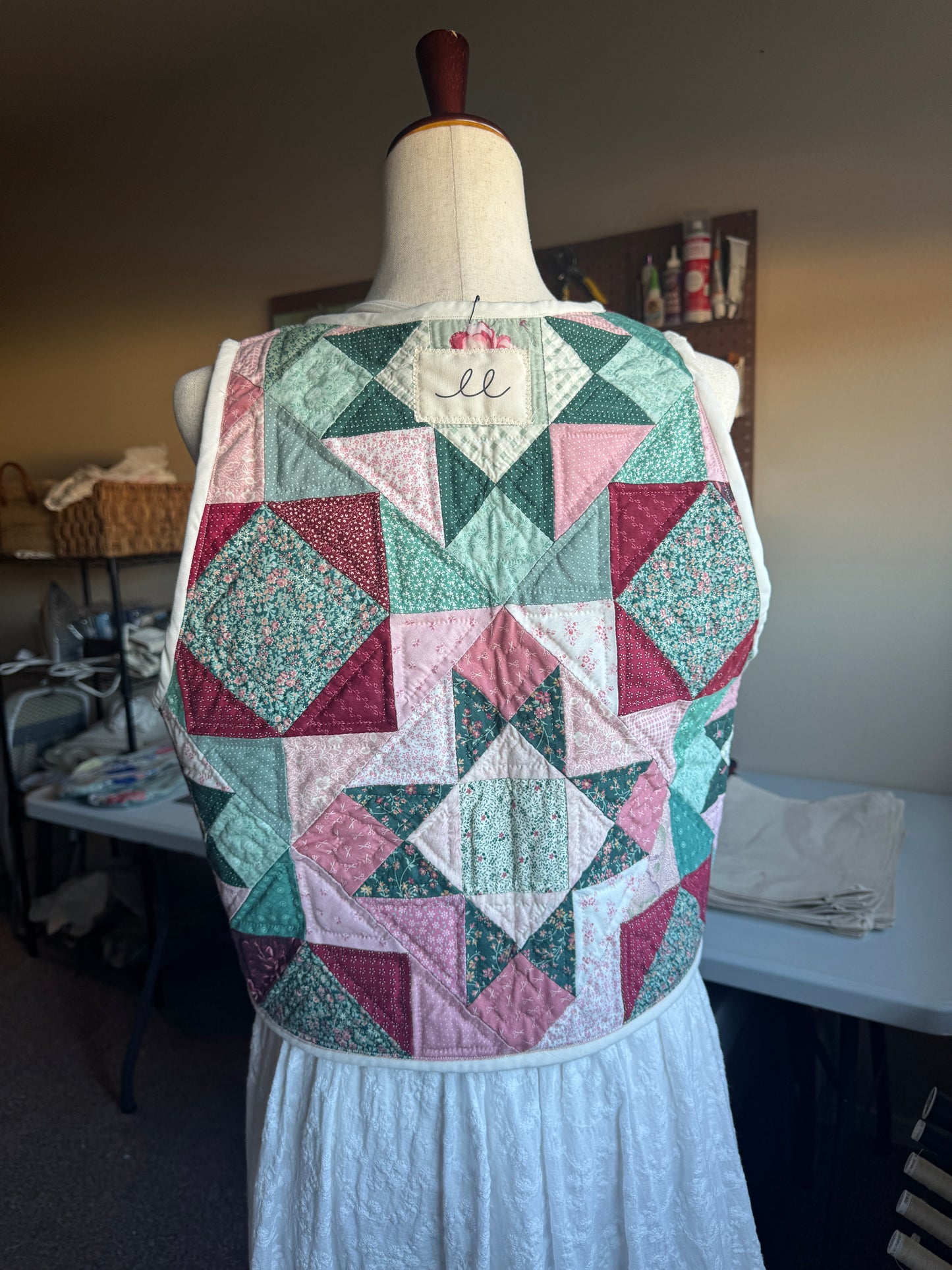 Reversible Sawtooth Quilt Vest