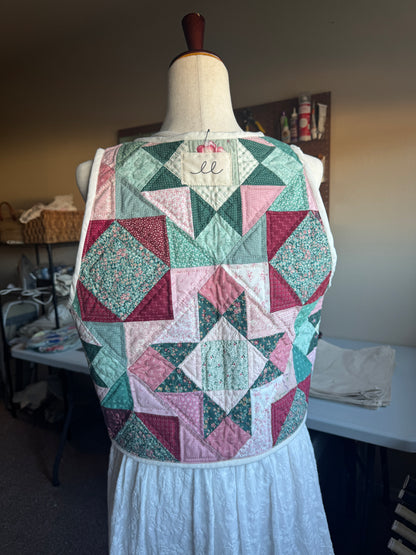 Reversible Sawtooth Quilt Vest