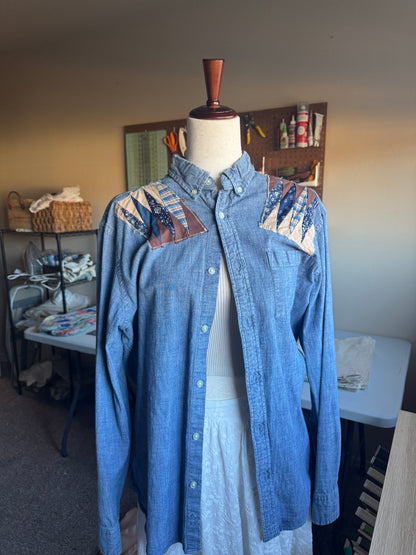 Patchwork Jean Jacket