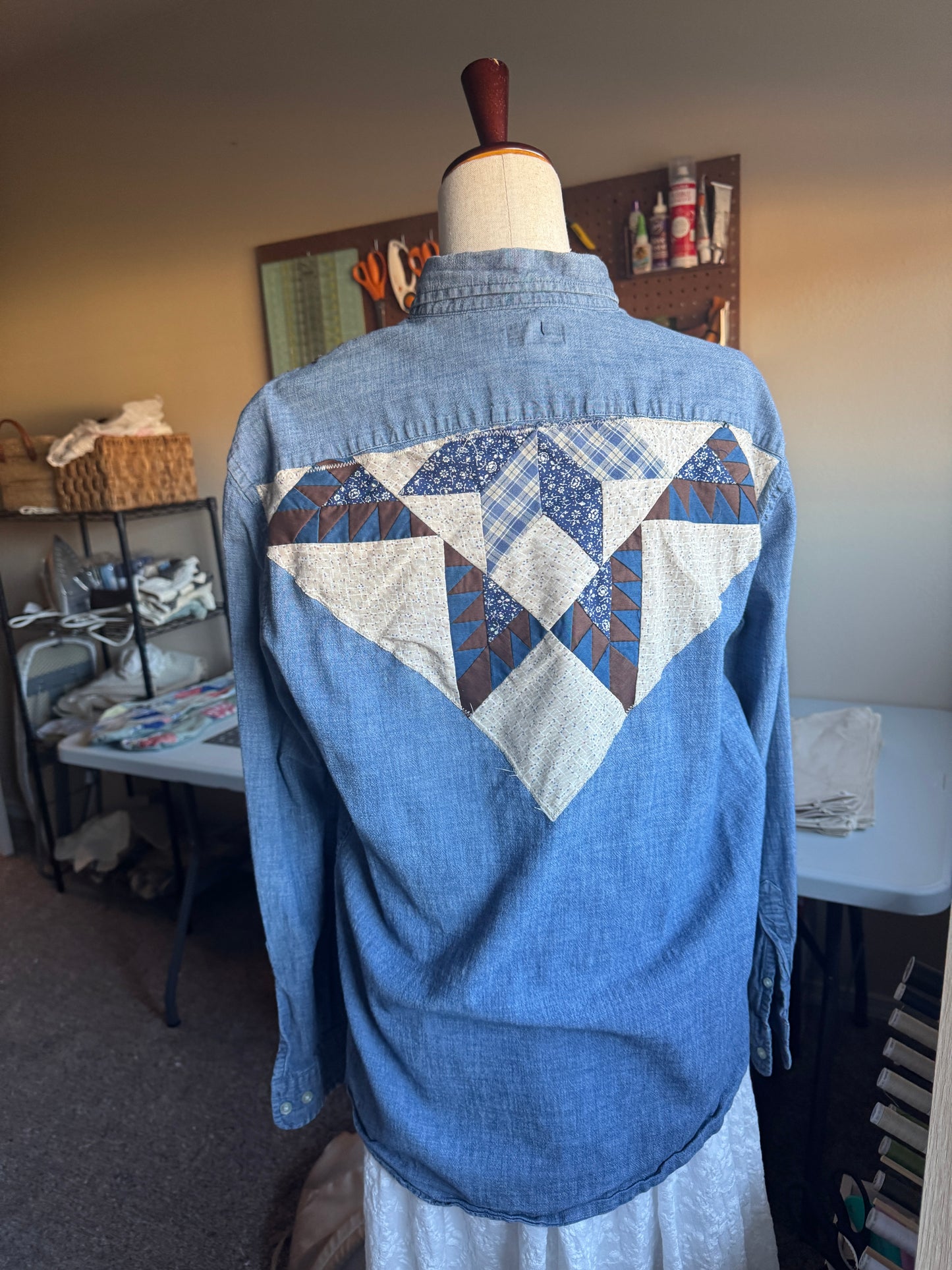 Patchwork Jean Jacket
