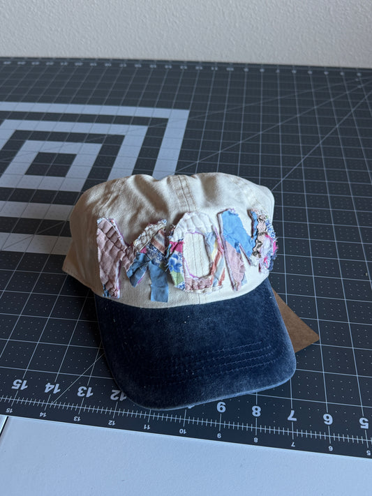 "Mom" Scrappy Quilt Hat