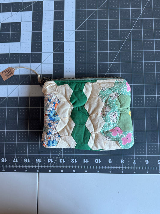 Grandmas Flower Garden Zipper Pouch
