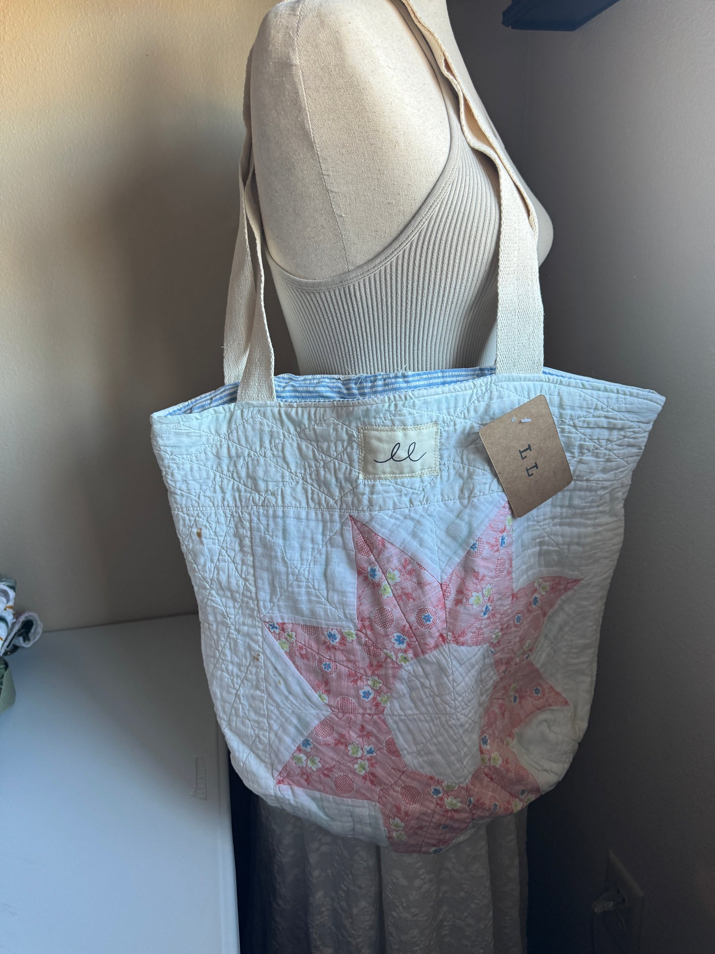 Point Star Quilt Tote