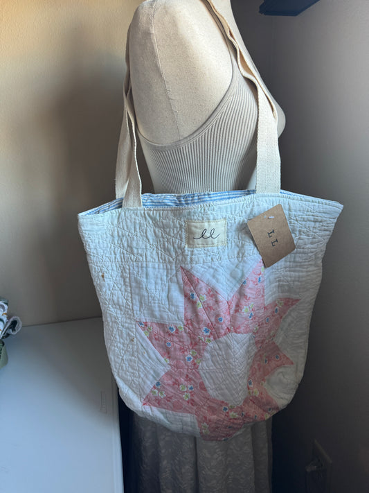 Point Star Quilt Tote