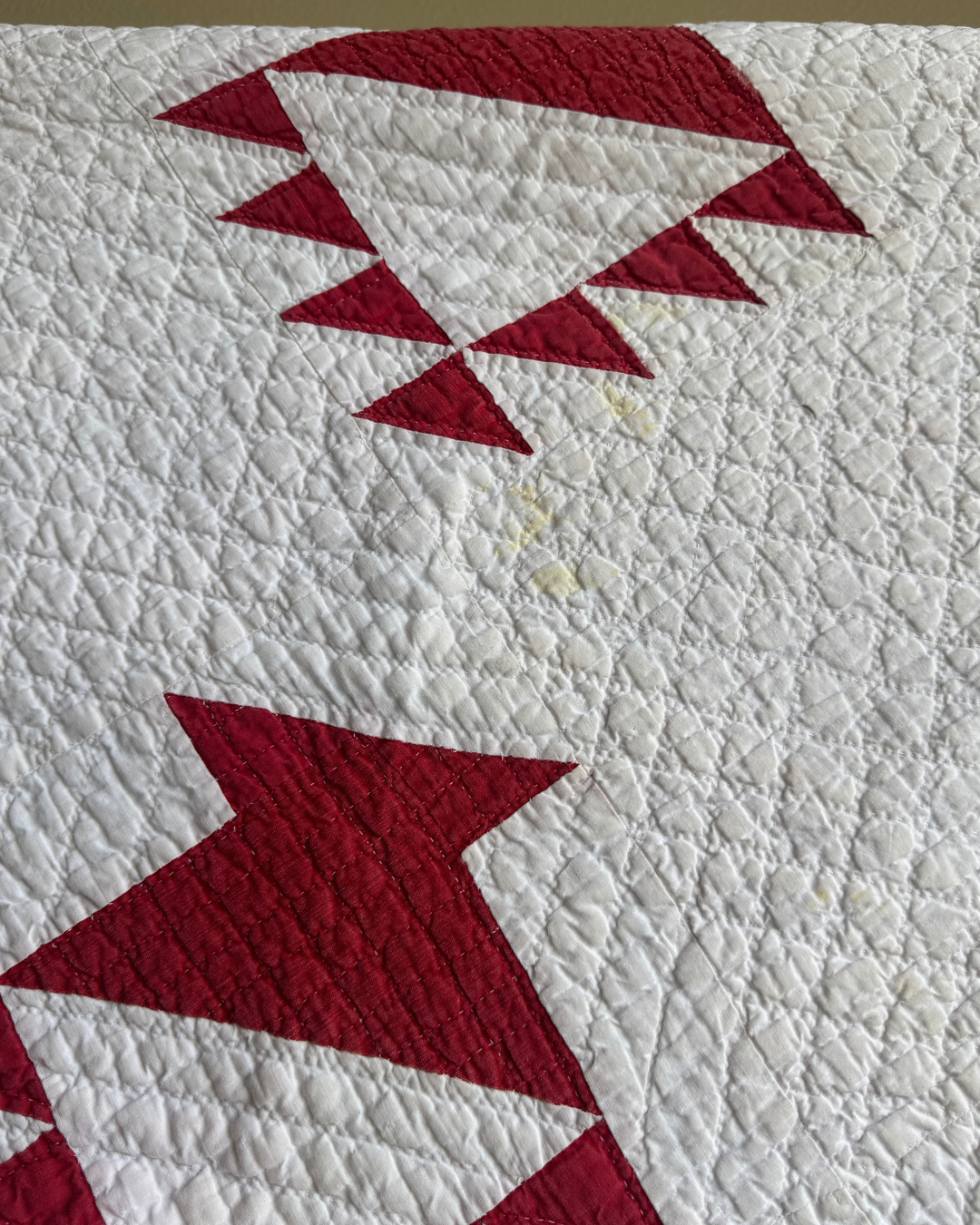 Red Basket Quilt Tree Skirt