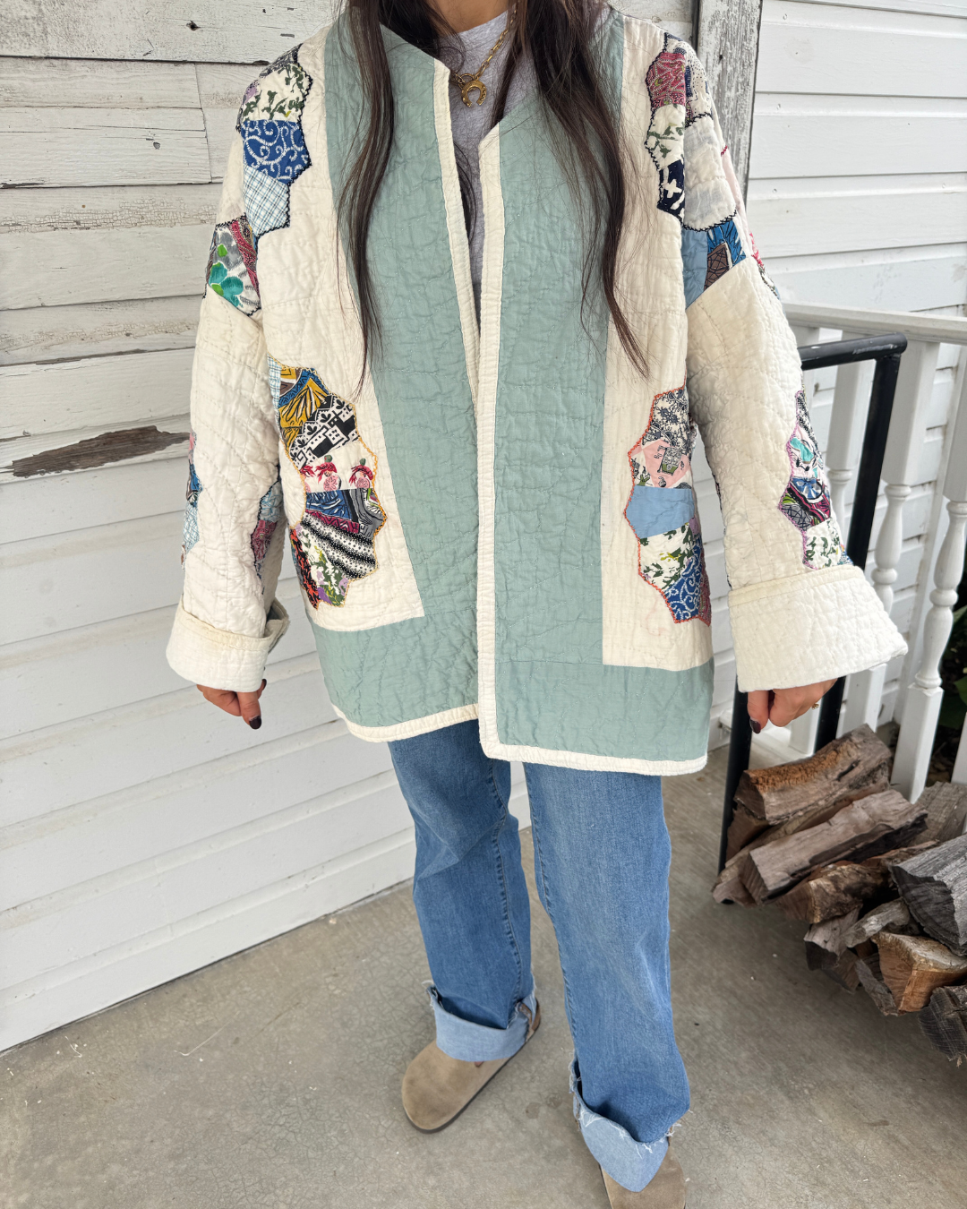 Dresden Plate Quilt Jacket