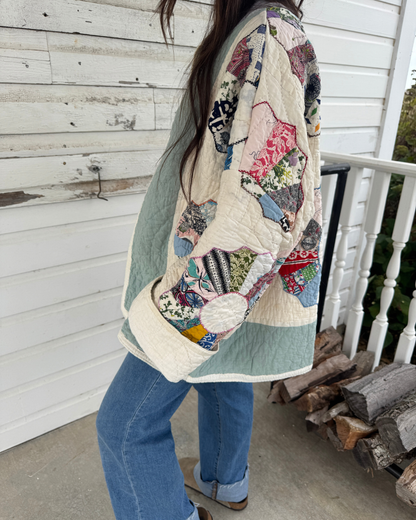 Dresden Plate Quilt Jacket