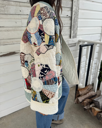Dresden Plate Quilt Jacket