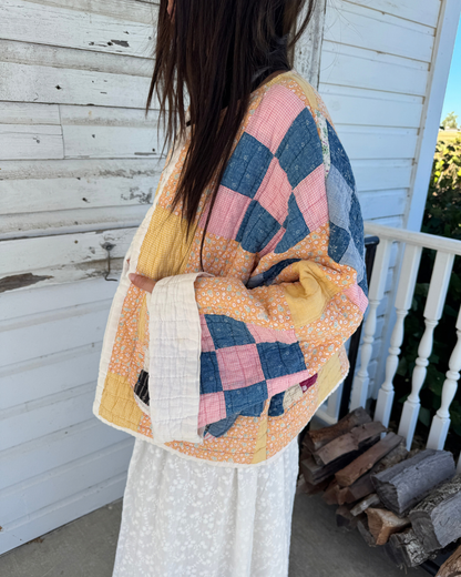 Coat of Many Colors Quilt Jacket