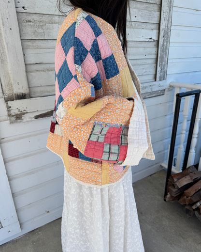 Coat of Many Colors Quilt Jacket