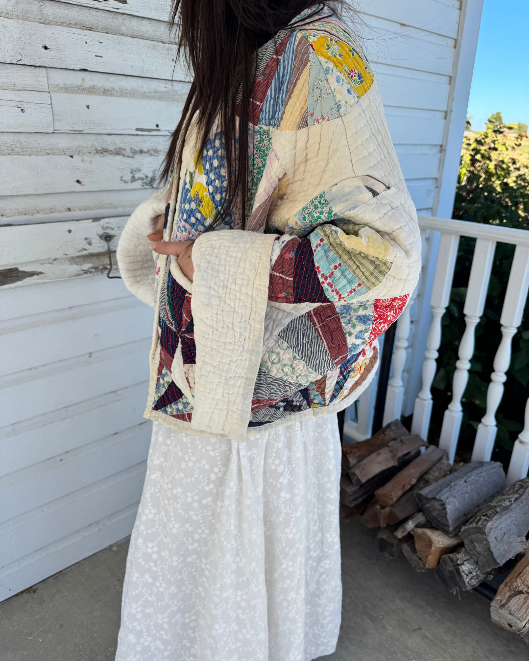 Crazy Snake Trail Quilt Jacket