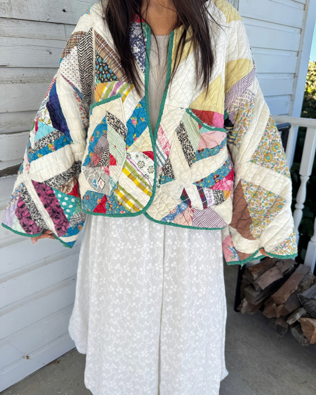 Depression-Era Diamond Quilt Jacket
