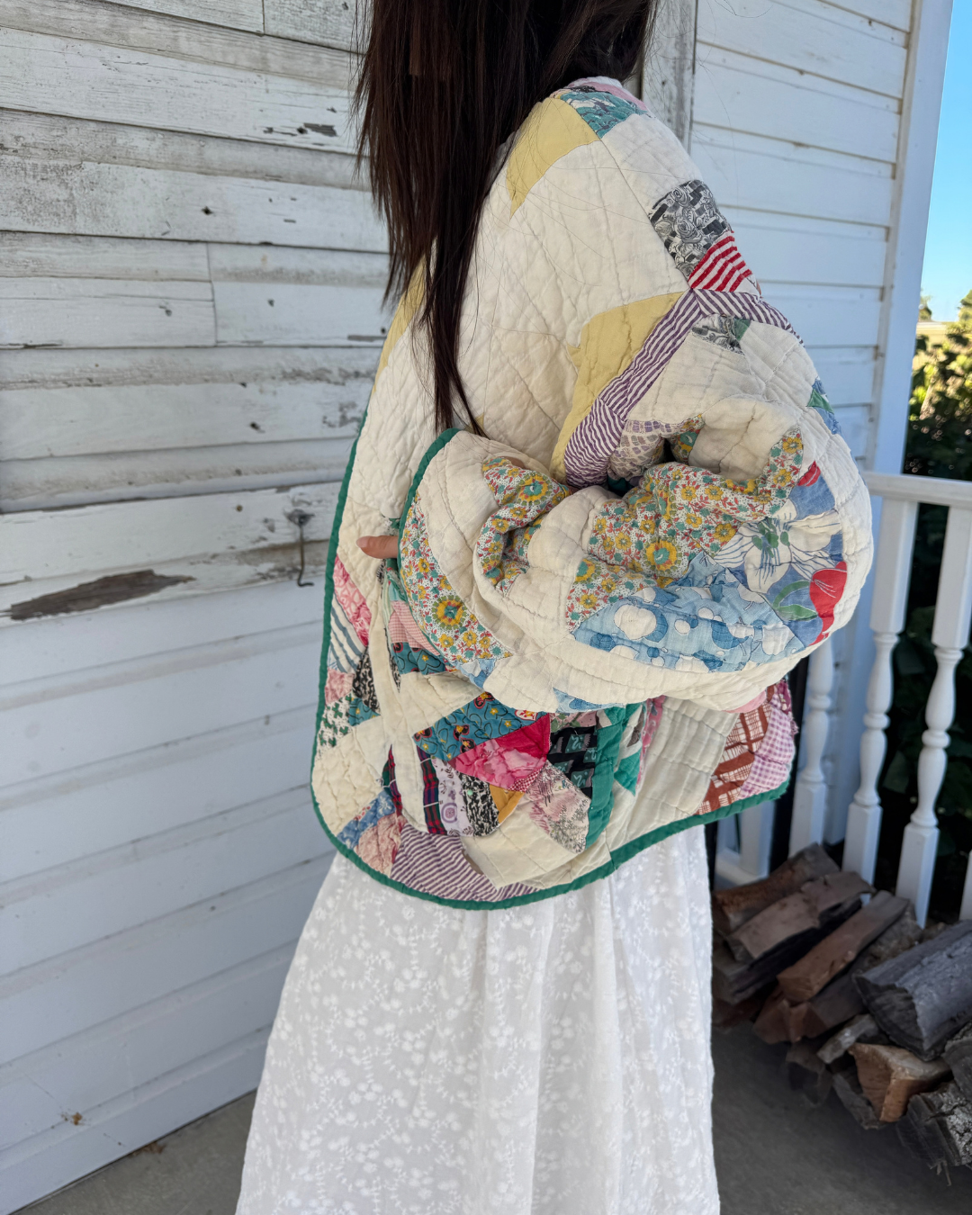 Depression-Era Diamond Quilt Jacket
