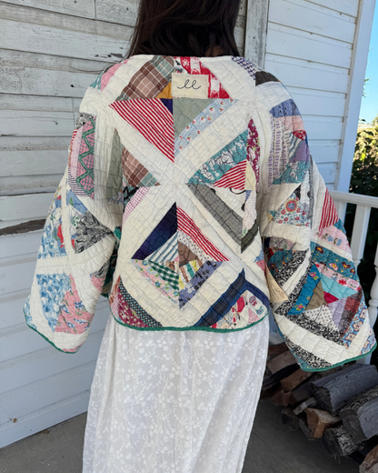 Depression-Era Diamond Quilt Jacket