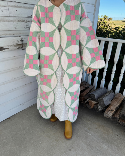 Nine Patch Quilt Duster