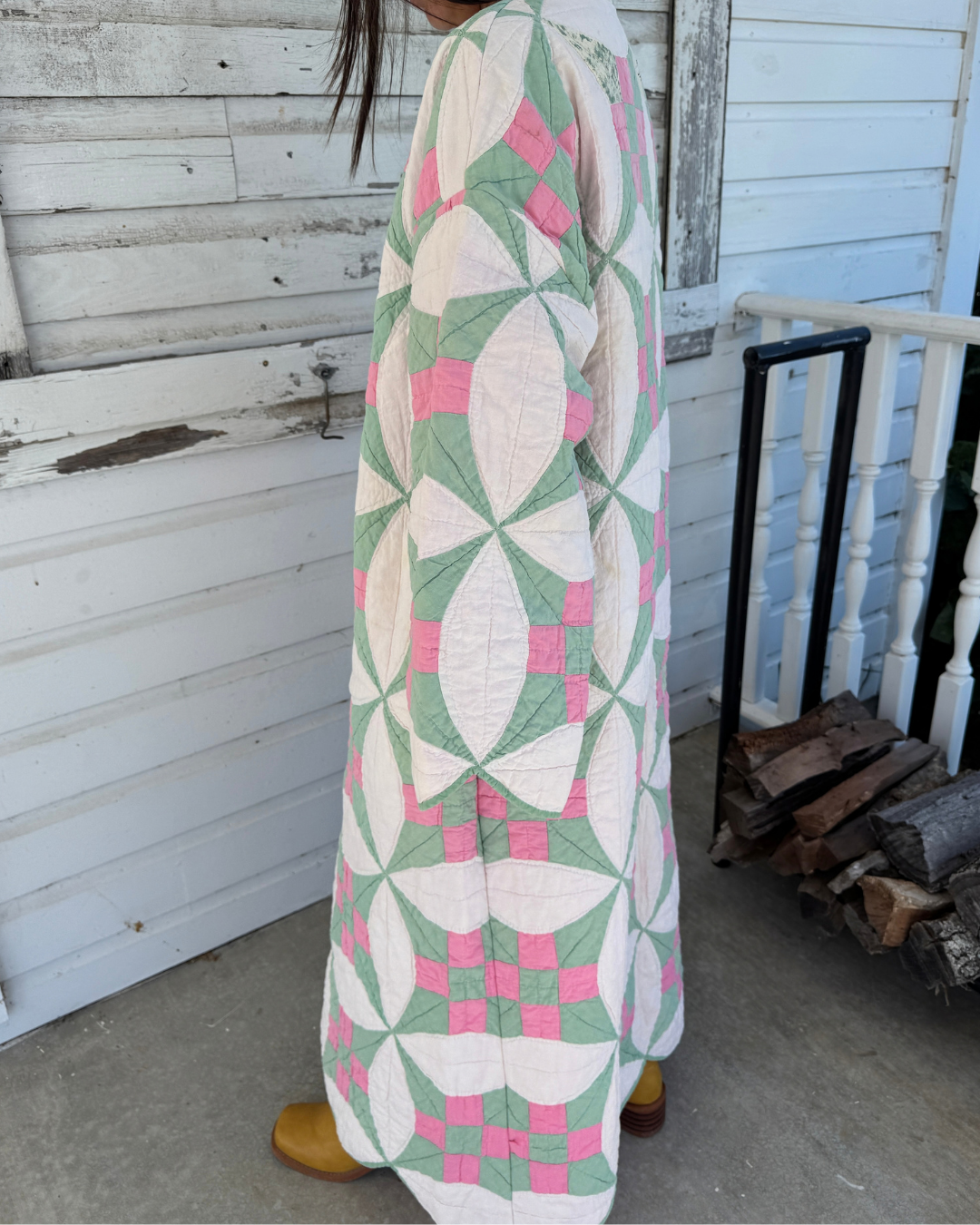 Nine Patch Quilt Duster