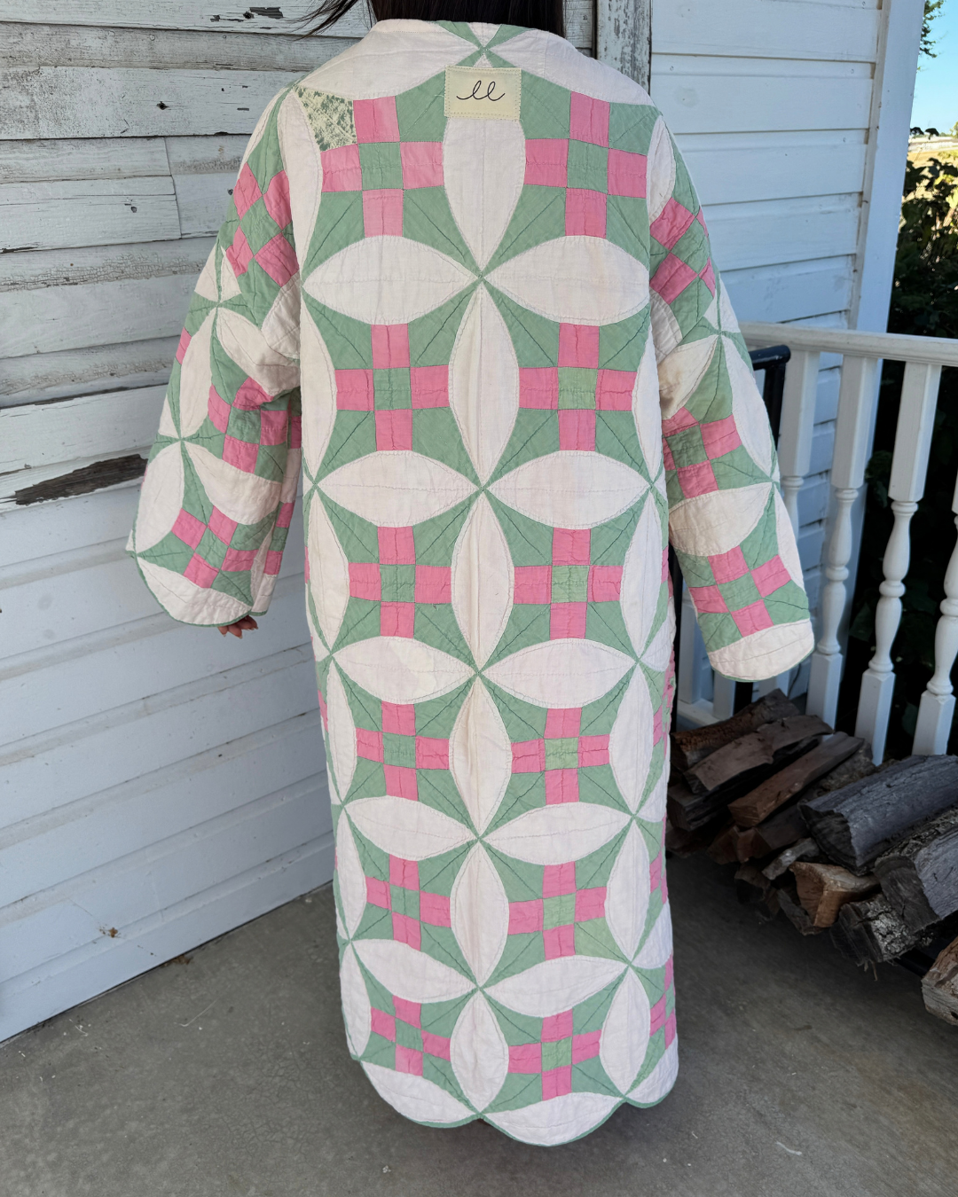 Nine Patch Quilt Duster