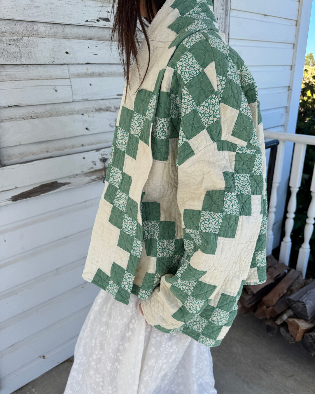Green Irish Chain Faye Coat