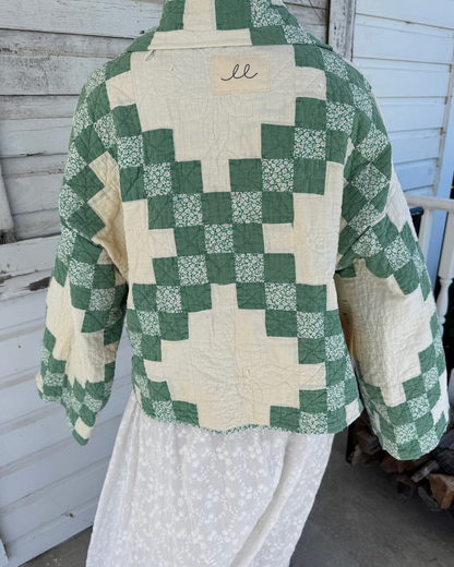 Green Irish Chain Faye Coat