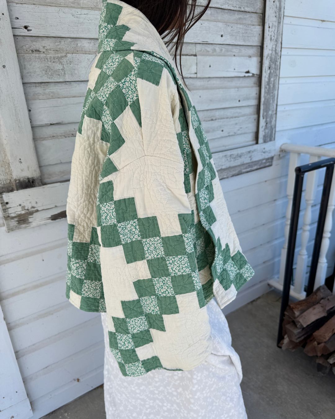 Green Irish Chain Faye Coat