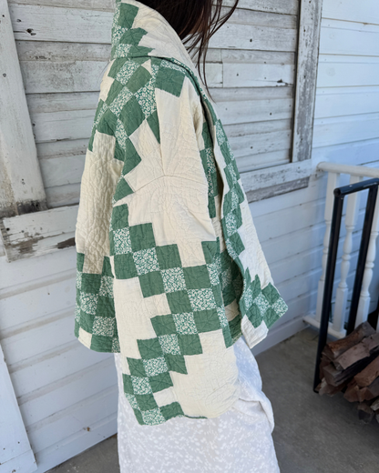 Green Irish Chain Faye Coat
