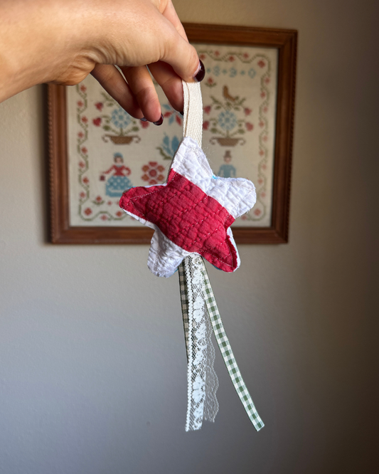 Whimsy Star Quilt Ornament (07)