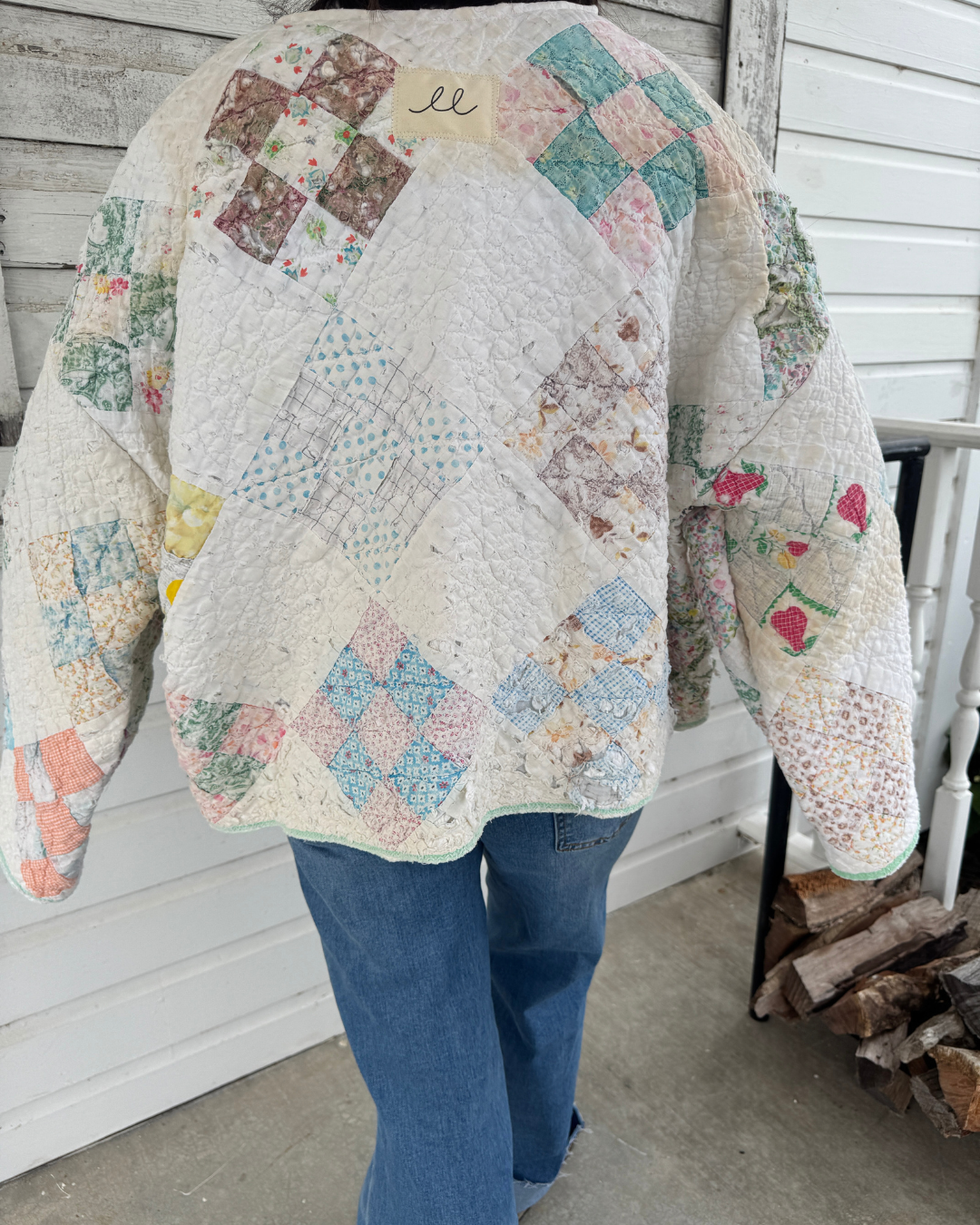Scrappy Patchwork Quilt Jacket