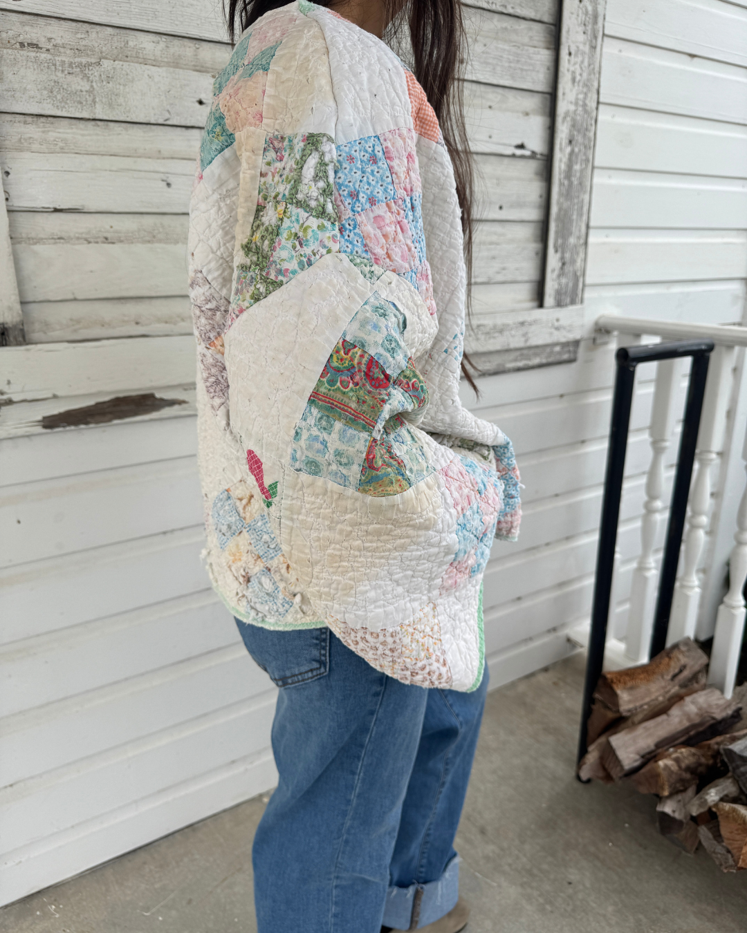 Scrappy Patchwork Quilt Jacket