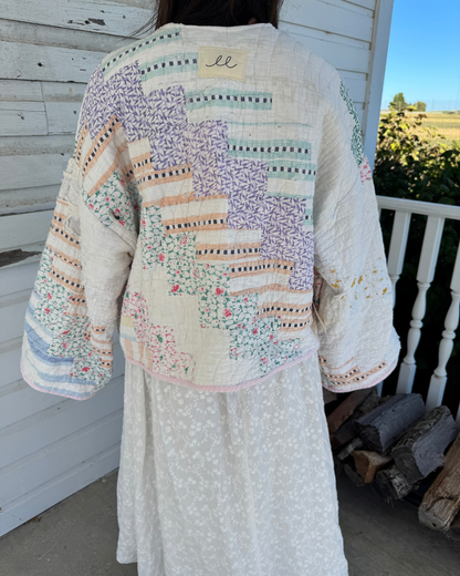 Pink Snake Trail Quilt Jacket