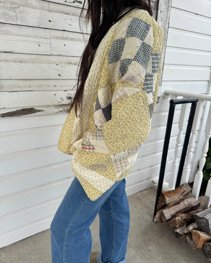 Floral Patchwork Quilt Jacket