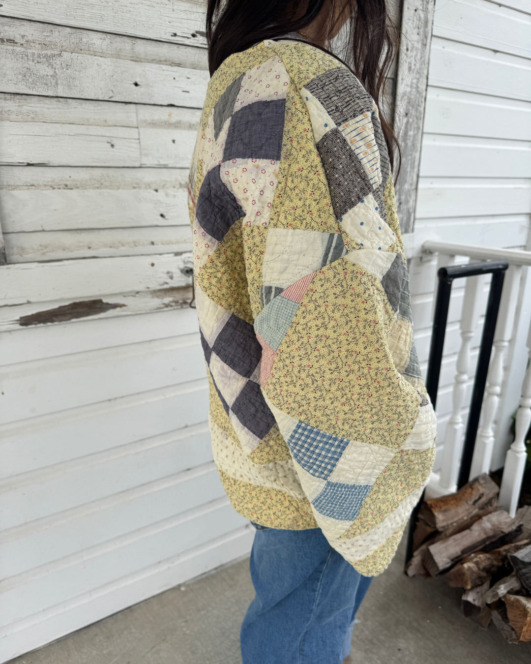 Floral Patchwork Quilt Jacket